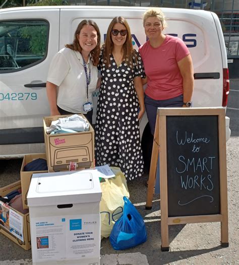 Thales Transportation Team Works With Charity Smart Works Vercida