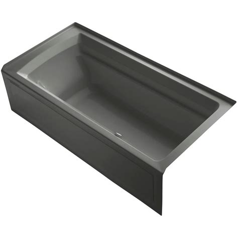 The quality and standards that this bathtub has set for its customers. KOHLER Archer 6 ft. Acrylic Right Drain Rectangular Alcove ...