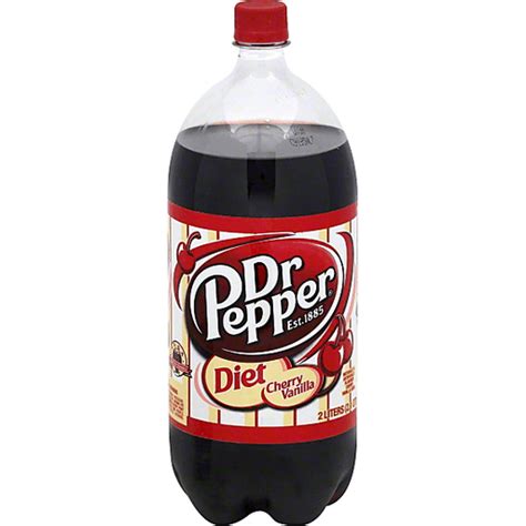 Diet Dr Pepper Cherry Vanilla 2 L Bottle Root Beer And Cream Soda