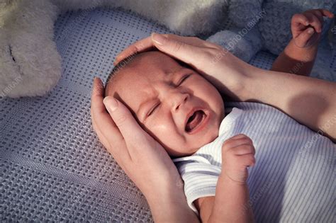 Baby Boy In Crib Crying Stock Image F0085322 Science Photo Library
