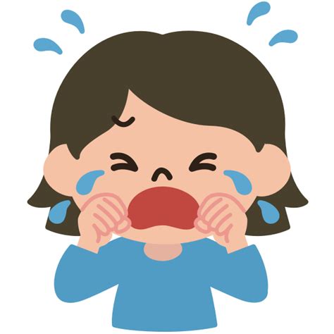 crying lady vector image free svg