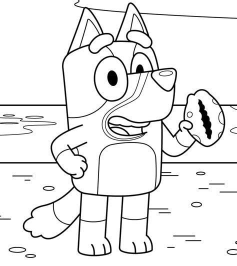 Bluey Coloring Page Free Printable Coloring Pages For Kids