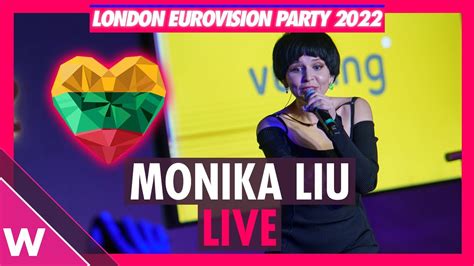 Monika Liu Sentimentai Lithuania 2022 Live London Eurovision Party Youtube
