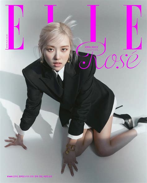 Blackpink Rosé For Elle Korea Magazine June 2021 Issue Kpopping