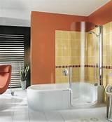 Infrared sauna shower combination wet steam bath sauna bathroom. Walk In Shower Tub Combination