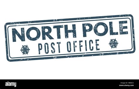 North Pole Postmark Stamp