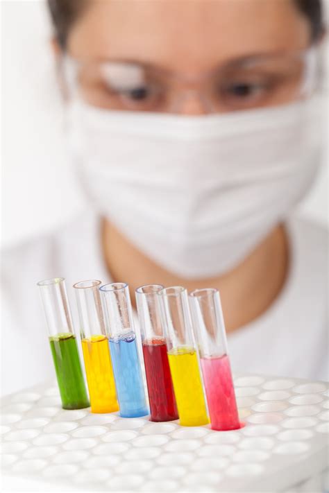 Scientist With Test Tubes Free Stock Photo Public Domain Pictures