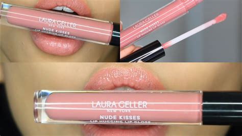 Laura Geller Nude Kisses Lip Hugging Lip Gloss SMOOCH Swatch Review