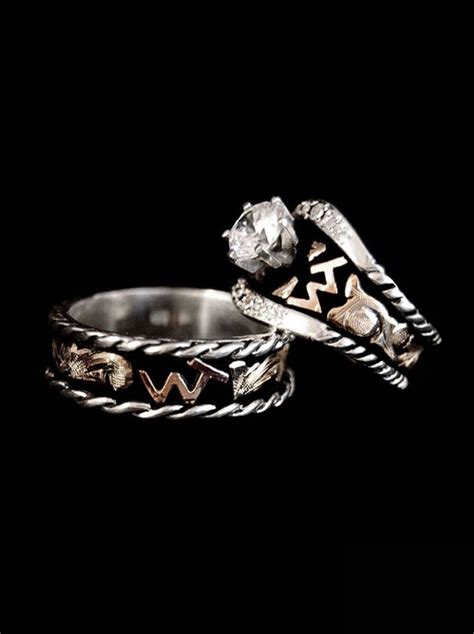 Western Wedding Rings Bands Engagement Rings Hyo Silver Western