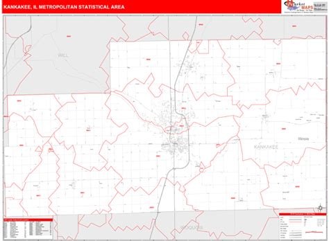 Maps Of Kankakee Metro Area Illinois