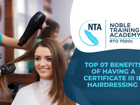shb30416 certificate iii in hairdressing by noble training academy on dribbble