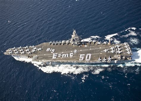 U S Navy Decommissions Uss Enterprise The World S First Nuclear Powered Aircraft Carrier