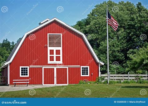 The Red Barn Stock Photo Image 5500030