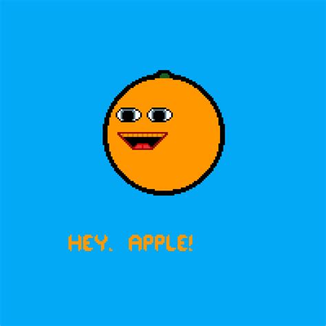 Pixilart Annoying Orange By Derptitan76