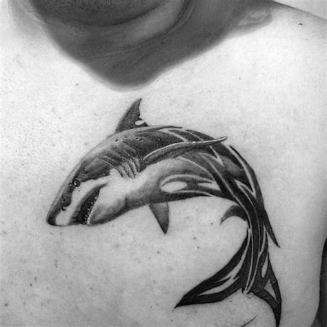 See more ideas about shark tattoos, tribal shark, tribal shark tattoos. 50 Tribal Shark Tattoo Designs For Men - Sea-Dweller Ideas