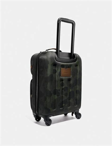 Coach Academy Travel Wheeled Carry On With Camo Print