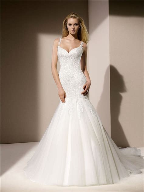 sweetheart wedding dress with lace straps bestweddingdresses