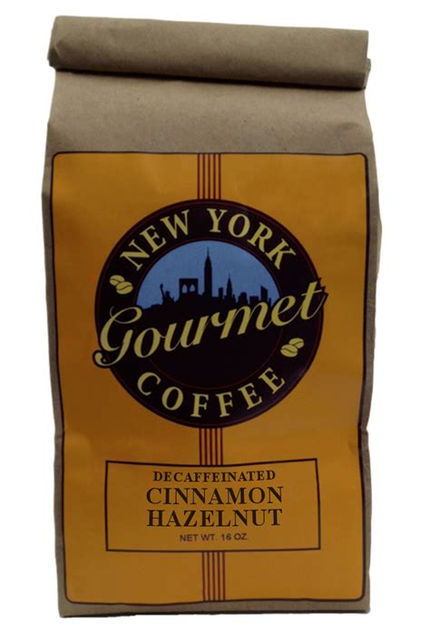 New York Gourmet Coffee Decaffeinated Cinnamon Hazelnut Coffee