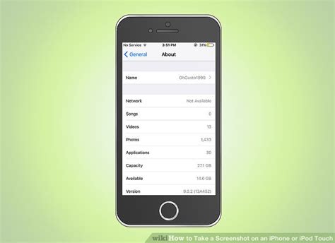 Press the side button and home button. How to Take a Screenshot on an iPhone or iPod Touch: 6 Steps