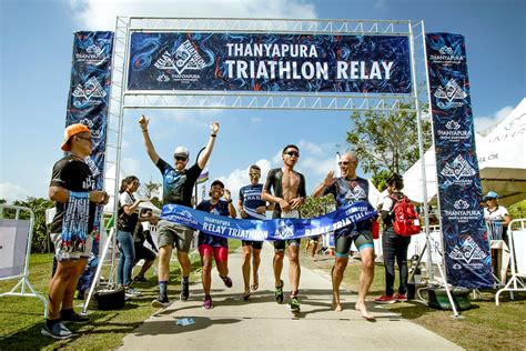 Athletes will begin the race with a 1km swim loop along the shoreline before exiting the water briefly. 2020 Thanyapura Triathlon Relay in September | Thanyapura ...