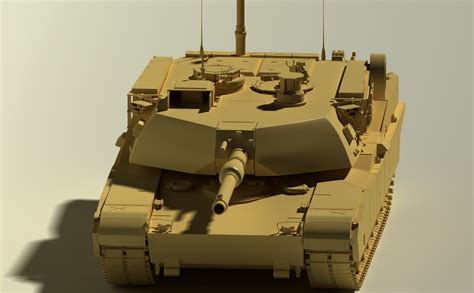 M1a2 Abrams Tank 3d Model 119 Max Fbx 3ds Free3d