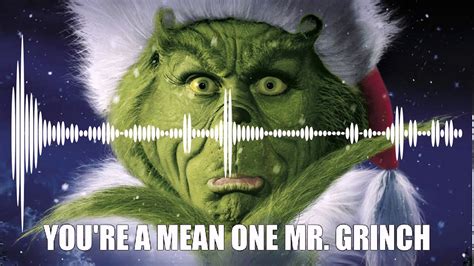 Youre A Mean One Mr Grinch Trap Remix Mreric Youtube