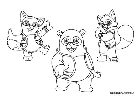 Special Agent Oso Coloring Pages