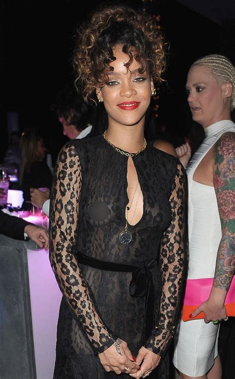Rihanna Rings In The New Year With A Flash—of Her Pierced Nipple E
