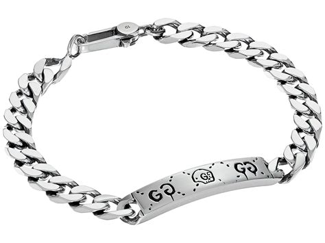 Gucci Ghost Chain Bracelet In Silver In Metallic For Men Lyst