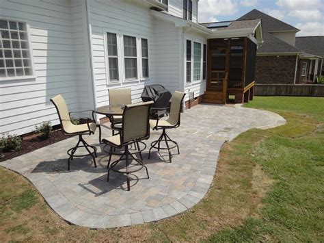 In most neighborhoods you'll find mostly decks or almost all patios. Homemade Patio Backyard Stone Raleigh From Cary Deck Screen Porch Simple With Fire Pit Do It ...