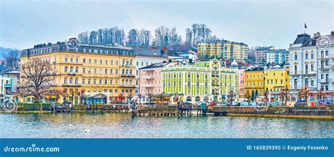 The Historical Center Of Gmunden Austria Editorial Image Image Of