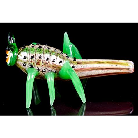 Kung Fu Grasshopper 55 Hexapod Legged Animal Glass Pipe The
