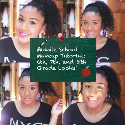 Middle School Makeup Tutorial 6th 7th And 8th Grade Look Tips
