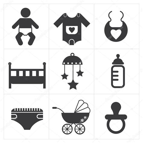 Baby Stuff Icon Stock Vector Image By ©kaisorn4 52979595