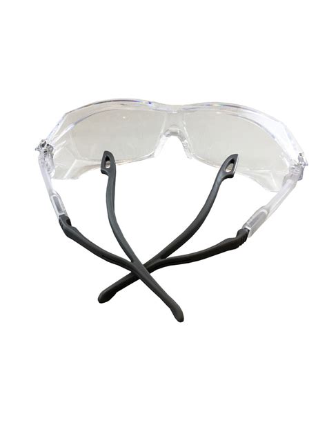 dynamic safety ep750c otg extra flexi fit safety glasses clear
