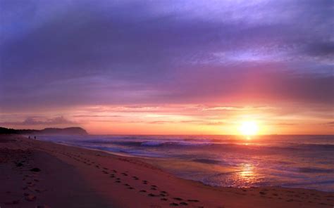 Australia Evening Coast Beach Australia Beach Ocean Sunset