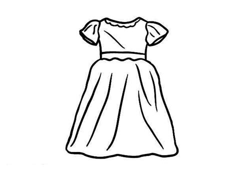 Furthermore, coloring can be a good activity for spending family time. Dress Coloring Pages | Free download on ClipArtMag