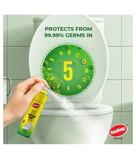 Runbugz Toilet Seat Sanitizer Spray Sanitizers 75 Ml Pack Of 4 Buy