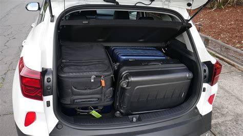 Kia Seltos Luggage Test How Much Cargo Space Autoblog