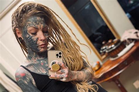 Mum With Hundreds Of Ink Debuts New Look As She Shows Off Tattoos In