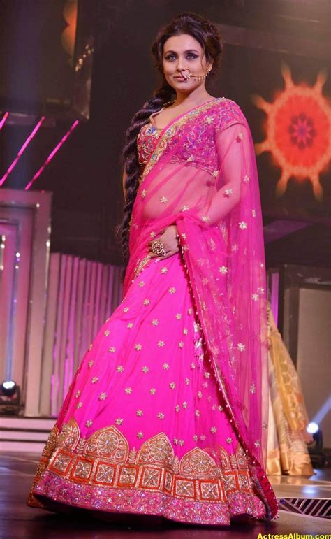 Rani Mukerji Latest Hot Photos In Pink Half Saree 6 Actress Album