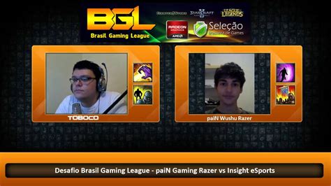 Brasil Gaming League Pain Gaming Vs Insight Esports Entrevista Final