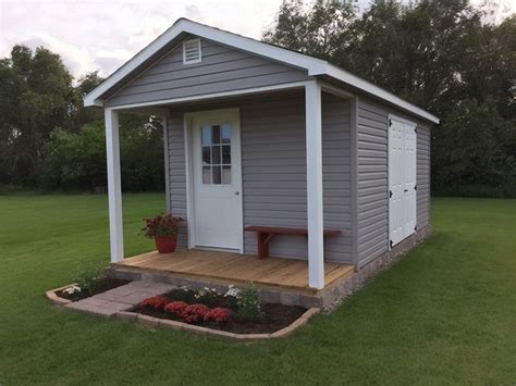 Sheds With Porches Cabin Style Sheds For Sale In Midwest
