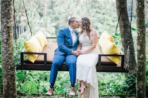 Intimate Forest Wedding Lauren Kareem By Kamandalu Ubud Bridestory Com