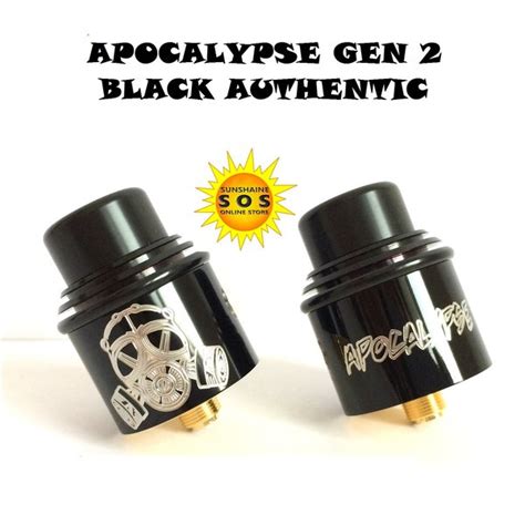 Jual Apocalypse Gen 2 Rda Black And Ss 24mm Authentic Di Lapak Sunshaine