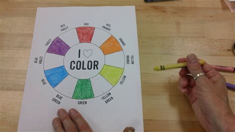Color Wheel Primary Secondary And Tertiary Colors Youtube