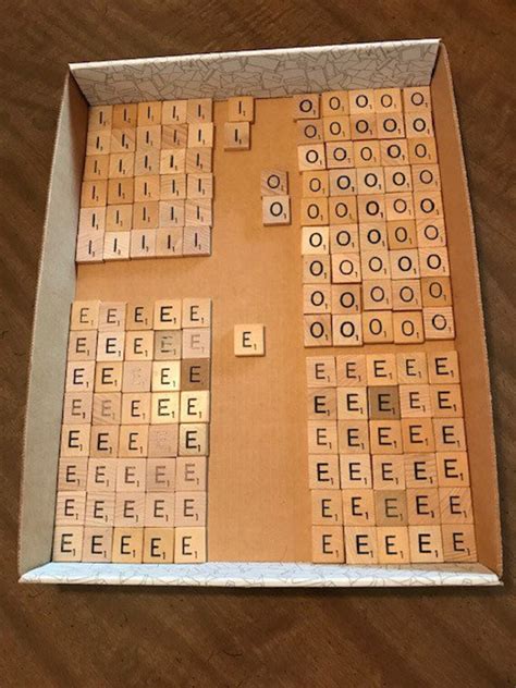 Scrabble Tiles Light Wood Colored Tiles With Black Letters Etsy