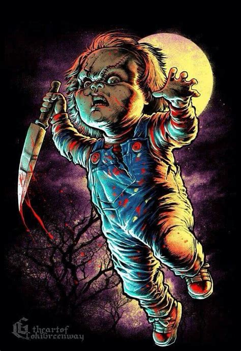 Horror Posters Horror Icons Horror Films Chucky Face