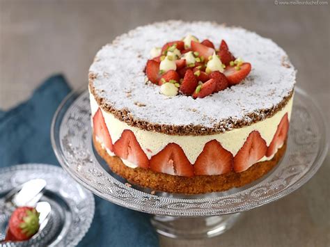 Voir plus d'idées sur le thème recette, recette illustrée, recette image. Fraisier sans gluten | Recette | Fraisier sans cuisson ...