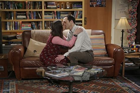 Amy And Sheldon Kiss The Big Bang Theory Season 8 Episode 24 Tv